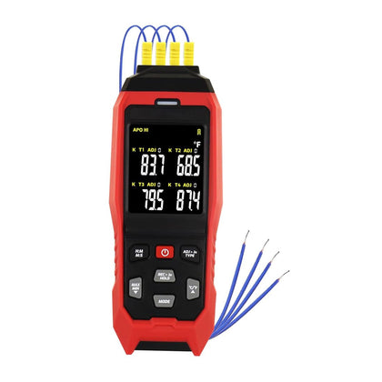 DANOPLUS 4 Channels Thermocouple Thermometer