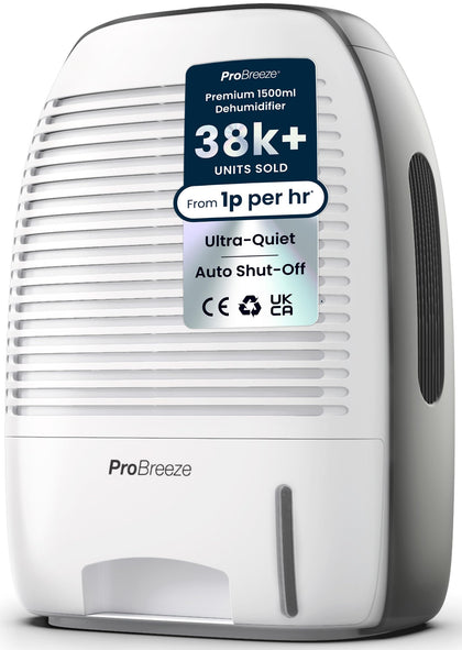 PRBRZDH ® Premium Dehumidifier for Damp, Mould, Moisture in