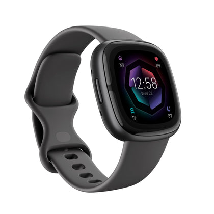 Fitbit Sense 2 Smartwatch with GPS, ECG, Stress & Sleep Tracking, 6+ Day Battery, Bluetooth Calls, 50m Water Resistant, iOS & Android Compatible, Includes 6-Month Premium