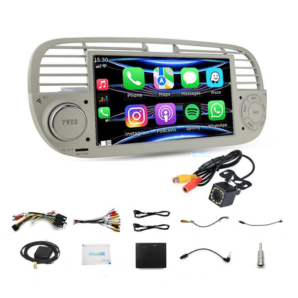 XTRONS 7 Inch Android 13 Car Stereo, Octa-Core 4GB RAM 64GB ROM, Wireless CarPlay & Android Auto, G+G Touchscreen, 2K Video Playback, Coaxial Out, In-Car Multimedia Head Unit