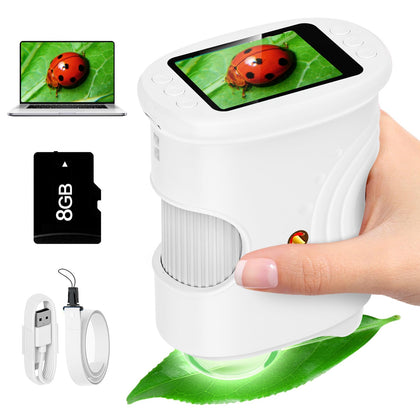 BEBANGHAN 1000X Handheld Digital Microscope for Kids