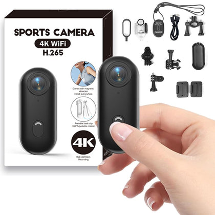 ZRKRACT 4K Mini Thumb Action Camera