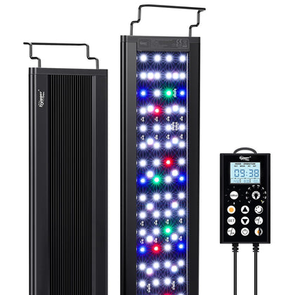 GAKO GK160-45 25W Full-Spectrum RGB LED Aquarium Light with Display Timer Controller, for 50–60 cm Tanks