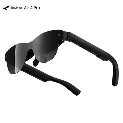 RayNeo Air 4 Pro AR/XR Glasses, HDR10 Smart Glasses with Vision 4000 Chip, 201" Virtual Cinema, Bang & Olufsen Audio, 3D Movies & Gaming Glasses for iPhone 17/16/15, Android, Mac, Steam Deck, PS5/PS4