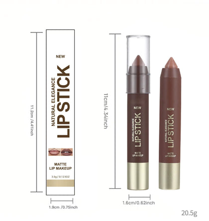Natural Elegance Matte Lipstick Crayon