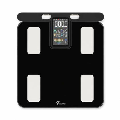 Arboleaf 8-Electrode Smart Body Composition Scale with Hand Electrodes – Black (CF625BLE+WIFI-X05)