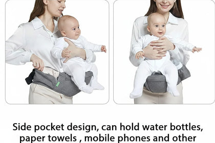 CUDDLESEAT Baby Hip Stool, Ergonomic Multifunctional Baby Carrier for Babies from 0-36 Months