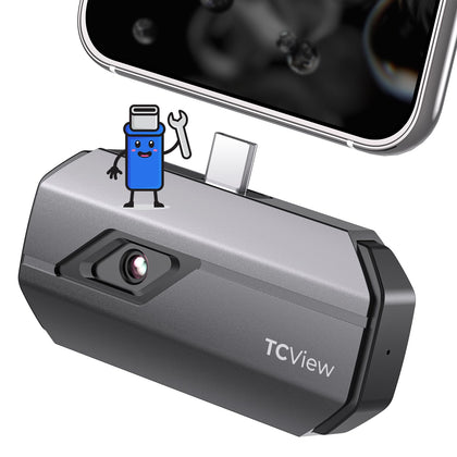thermal imaging camera - close-up detail and build quality | TOPDONTC UK