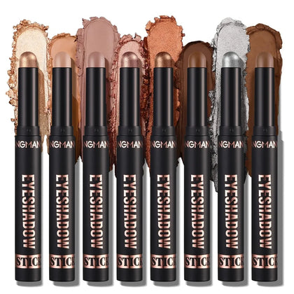 LANGMANNI 8-Piece Eyeshadow Stick Set (Colour Set A, 2g × 8)