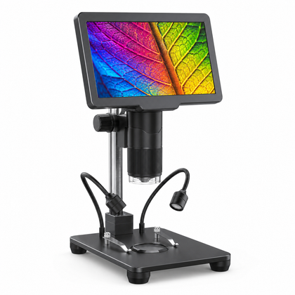 LP101T Triple-Lens 10.1 inch Digital Microscope Stand Kit